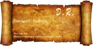 Dengel Robin névjegykártya